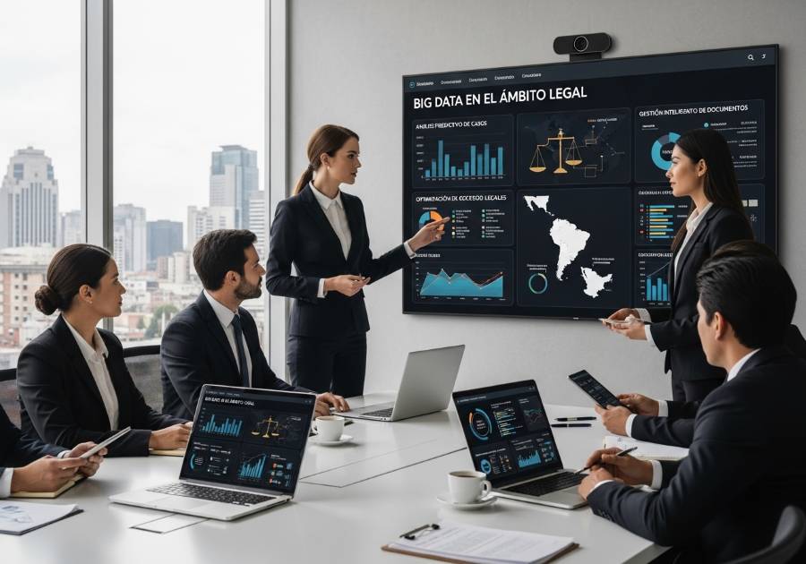 Ilustración de Big Data y análisis